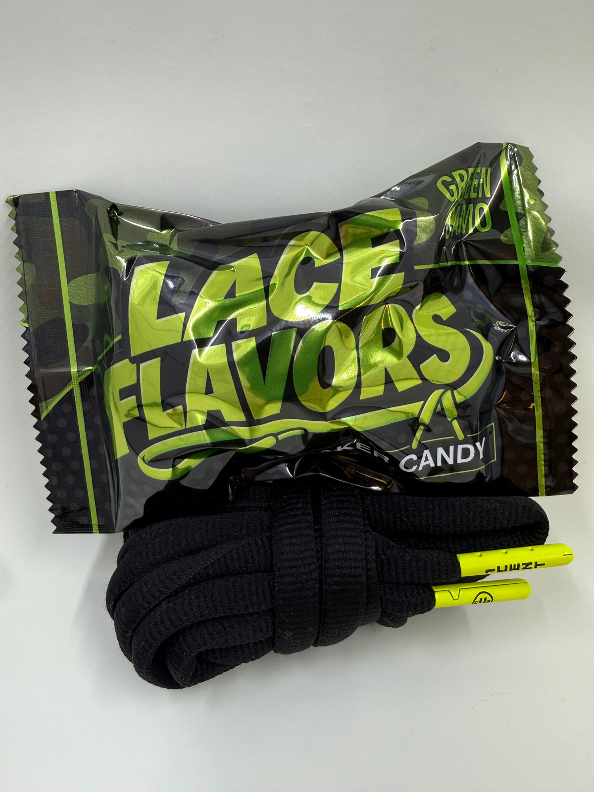 GREEN CAMO — Premium Foamposite Pro Laces
