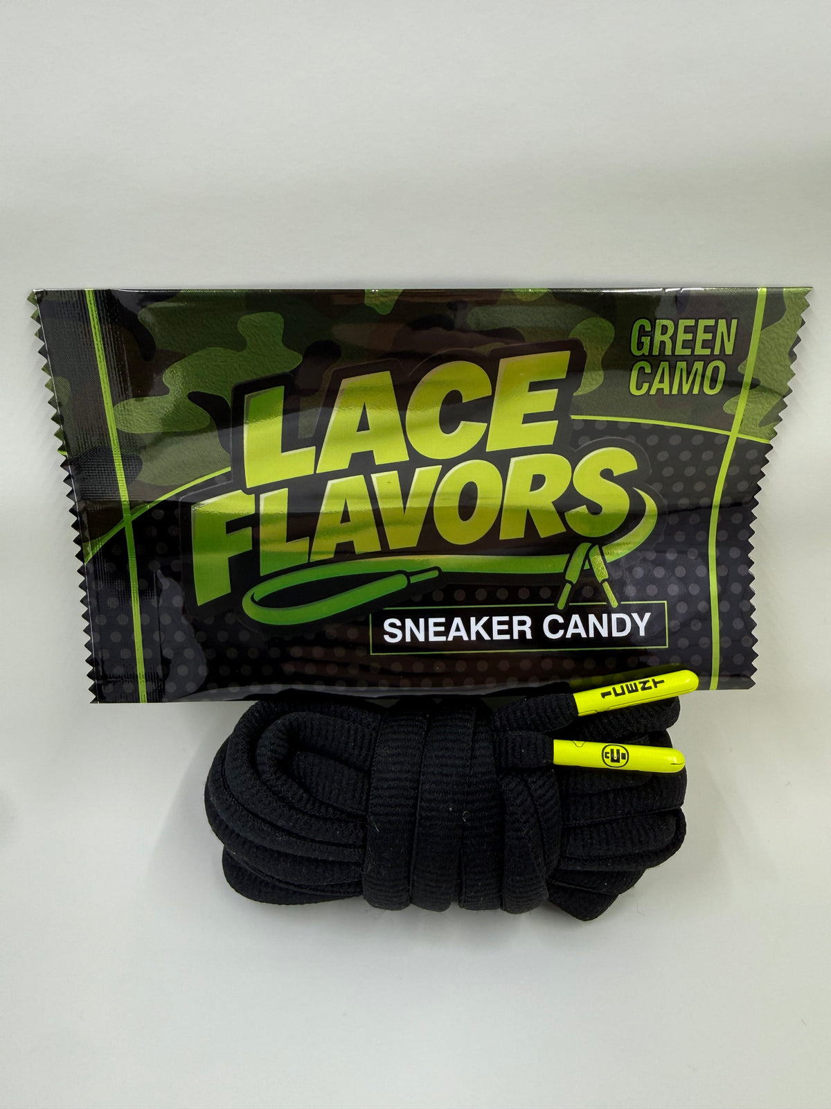 GREEN CAMO — Premium Foamposite Pro Laces