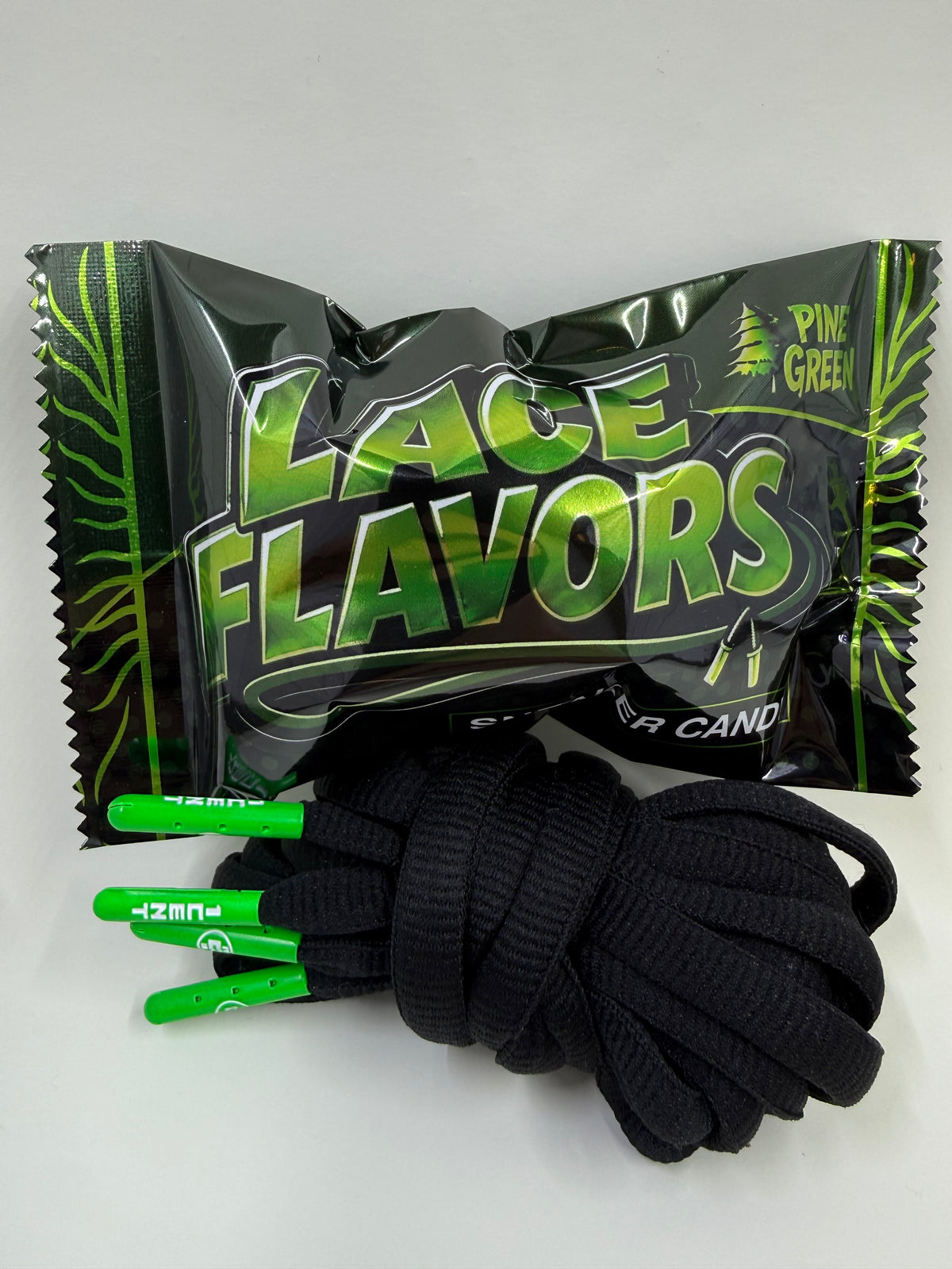 PINE GREEN — Premium  Foamposite Pro Laces